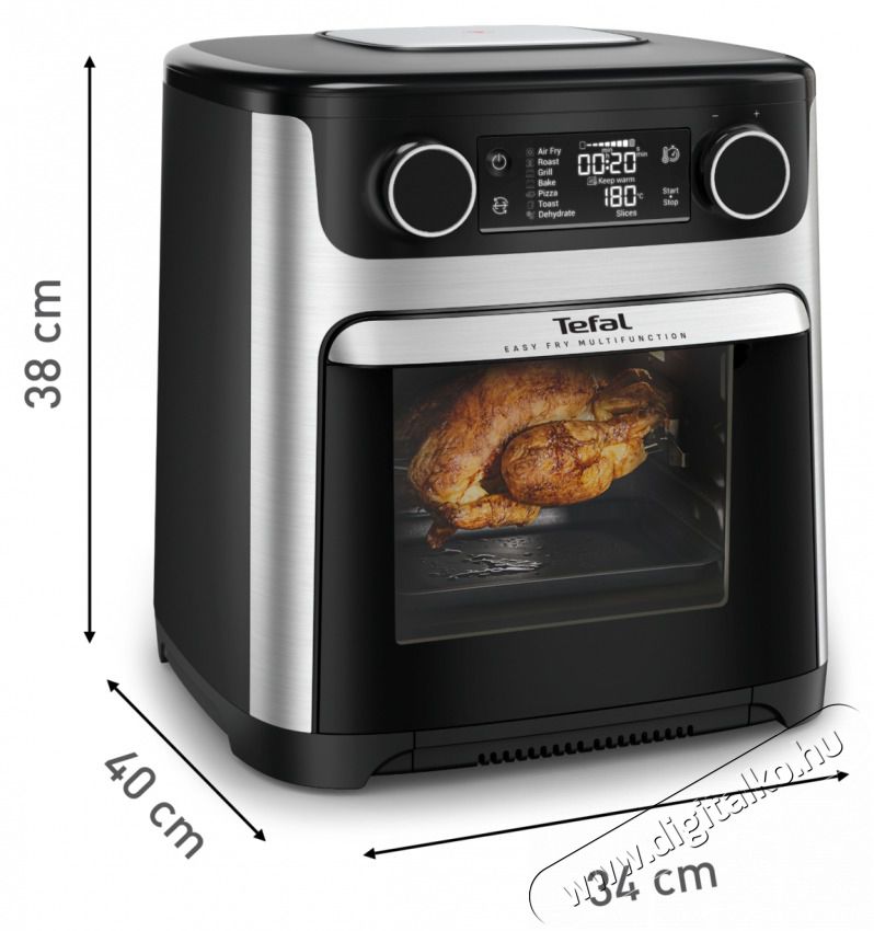 Tefal Easy Fry FW556DE0 forr&oacute;levegő s&uuml;tő Konyhai term&eacute;kek - Konyhai kisg&eacute;p (s&uuml;t&eacute;s / főz&eacute;s / hűt&eacute;s / &eacute;telk&eacute;sz&iacute;t&eacute;s) - L&eacute;gkever&eacute;ses főzőg&eacute;p / elektromos kukta / multifunkci&oacute;s s&uuml;tő - 505198