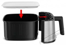 Tefal Easy Fry Silence EY552DE0 forr&oacute;levegős s&uuml;tő Konyhai term&eacute;kek - Konyhai kisg&eacute;p (s&uuml;t&eacute;s / főz&eacute;s / hűt&eacute;s / &eacute;telk&eacute;sz&iacute;t&eacute;s) - L&eacute;gkever&eacute;ses főzőg&eacute;p / elektromos kukta / multifunkci&oacute;s s&uuml;tő - 505786