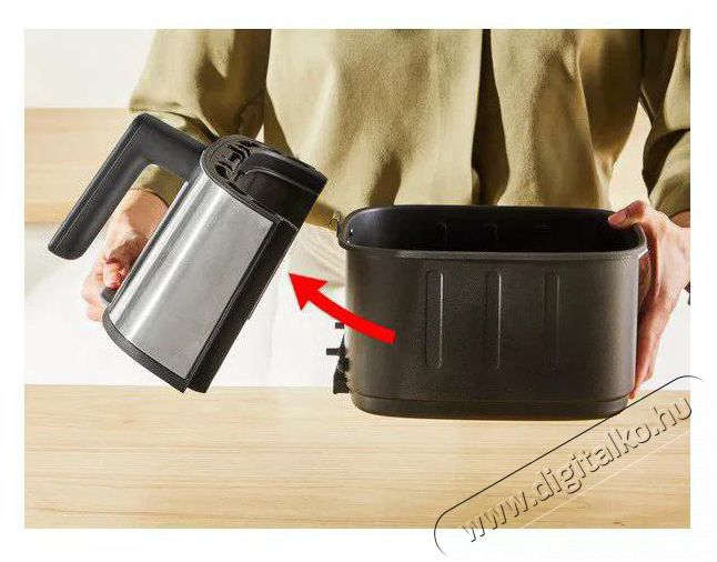 Tefal Easy Fry Silence EY552DE0 forr&oacute;levegős s&uuml;tő Konyhai term&eacute;kek - Konyhai kisg&eacute;p (s&uuml;t&eacute;s / főz&eacute;s / hűt&eacute;s / &eacute;telk&eacute;sz&iacute;t&eacute;s) - L&eacute;gkever&eacute;ses főzőg&eacute;p / elektromos kukta / multifunkci&oacute;s s&uuml;tő - 505786