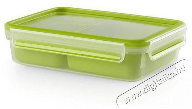 Tefal MasterSeal TO GO sz&ouml;gletes eb&eacute;dtart&oacute; doboz 1.2 l, 3 belső t&aacute;rol&oacute;val K3100412 Konyhai term&eacute;kek - Ed&eacute;ny - &Eacute;telt&aacute;rol&oacute; - 520919