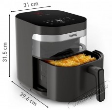 Tefal EY832HE0 Infrared Grey Airfryer Konyhai term&eacute;kek - Konyhai kisg&eacute;p (s&uuml;t&eacute;s / főz&eacute;s / hűt&eacute;s / &eacute;telk&eacute;sz&iacute;t&eacute;s) - Olajs&uuml;tő - 531212