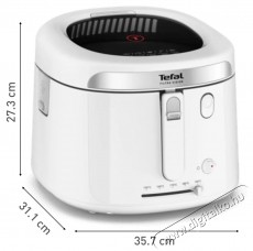 Tefal Filtra Vision FF2541E0 forr&oacute;levegős fritőz Konyhai term&eacute;kek - Konyhai kisg&eacute;p (s&uuml;t&eacute;s / főz&eacute;s / hűt&eacute;s / &eacute;telk&eacute;sz&iacute;t&eacute;s) - Olajs&uuml;tő - 531260