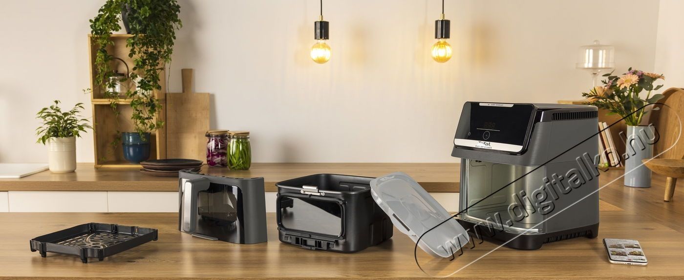Tefal EY846HE0 Easy Fry Silence sz&uuml;rke Konyhai term&eacute;kek - Konyhai kisg&eacute;p (s&uuml;t&eacute;s / főz&eacute;s / hűt&eacute;s / &eacute;telk&eacute;sz&iacute;t&eacute;s) - L&eacute;gkever&eacute;ses főzőg&eacute;p / elektromos kukta / multifunkci&oacute;s s&uuml;tő - 531428