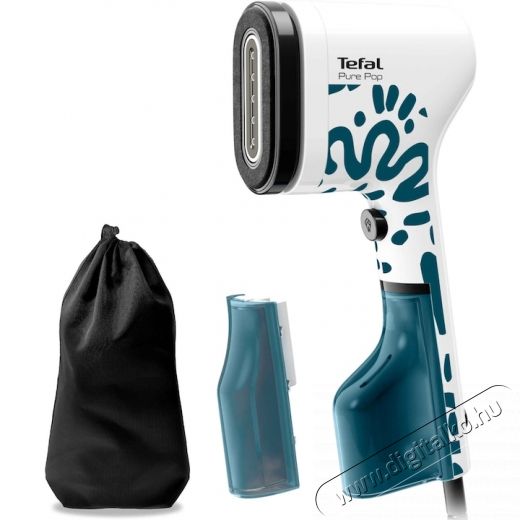 Tefal DT2040E1Pure Pop f&uuml;ggőleges gőz&ouml;lős vasal&oacute;, 1300 W, v&aacute;ltoz&oacute; gőz 20 g/percig, 2 v&iacute;ztart&aacute;ly 70ml &eacute;s 120ml, 15 m&aacute;sodperc alatt haszn&aacute;latra k&eacute;sz, k&eacute;k/feh&eacute;r H&aacute;ztart&aacute;s / Otthon / K&uuml;lt&eacute;r - Vasal&oacute; - Vasal&oacute; - 533796
