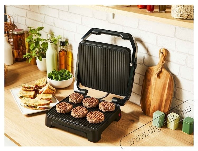 Tefal Inicio Panini Maker Grill GC271810 Multifunkcion&aacute;lis elektromos grill Konyhai term&eacute;kek - Konyhai kisg&eacute;p (s&uuml;t&eacute;s / főz&eacute;s / hűt&eacute;s / &eacute;telk&eacute;sz&iacute;t&eacute;s) - Kontakt grill s&uuml;tő / s&uuml;tőlap - 533785
