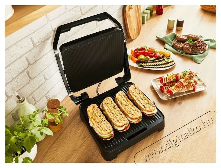 Tefal Inicio Panini Maker Grill GC271810 Multifunkcion&aacute;lis elektromos grill Konyhai term&eacute;kek - Konyhai kisg&eacute;p (s&uuml;t&eacute;s / főz&eacute;s / hűt&eacute;s / &eacute;telk&eacute;sz&iacute;t&eacute;s) - Kontakt grill s&uuml;tő / s&uuml;tőlap - 533785