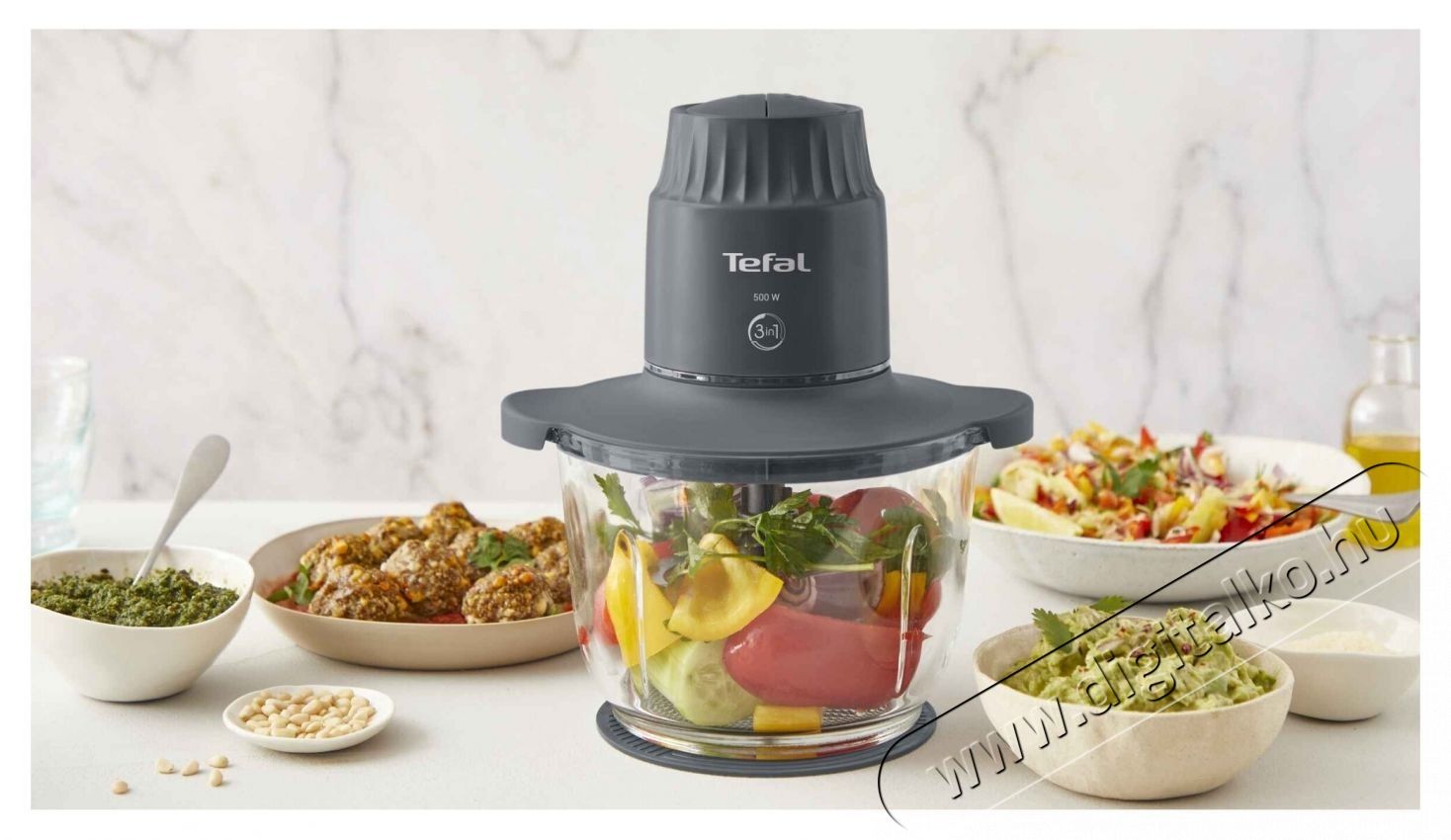 Tefal Chopper MB603138 mini elektromos apr&iacute;t&oacute;g&eacute;p Konyhai term&eacute;kek - Konyhai kisg&eacute;p (elők&eacute;sz&iacute;t&eacute;s / feldolgoz&aacute;s) - Apr&iacute;t&oacute; / dar&aacute;l&oacute; - 537677