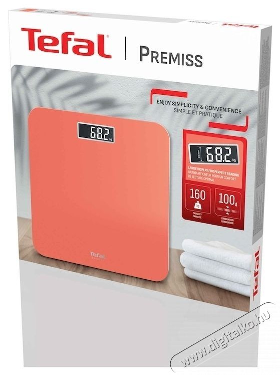 Tefal Premiss PP1803V0 szem&eacute;ly m&eacute;rleg Sz&eacute;ps&eacute;g&aacute;pol&aacute;s / Eg&eacute;szs&eacute;g - M&eacute;rleg - Szem&eacute;ly m&eacute;rleg - 538317