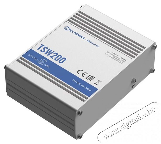 Teltonika TSW200000010 8x GbE PoE LAN 2x SFP port nem menedzselhető PoE+ switch Iroda &eacute;s sz&aacute;m&iacute;t&aacute;stechnika - H&aacute;l&oacute;zat - Switch - 455553