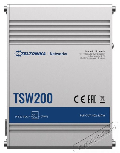 Teltonika TSW200000010 8x GbE PoE LAN 2x SFP port nem menedzselhető PoE+ switch Iroda &eacute;s sz&aacute;m&iacute;t&aacute;stechnika - H&aacute;l&oacute;zat - Switch - 455553