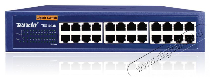 TENDA TEG1024D 24port 10/100/1000Mbps LAN nem menedzselhető Switch Iroda &eacute;s sz&aacute;m&iacute;t&aacute;stechnika - H&aacute;l&oacute;zat - Switch - 390501