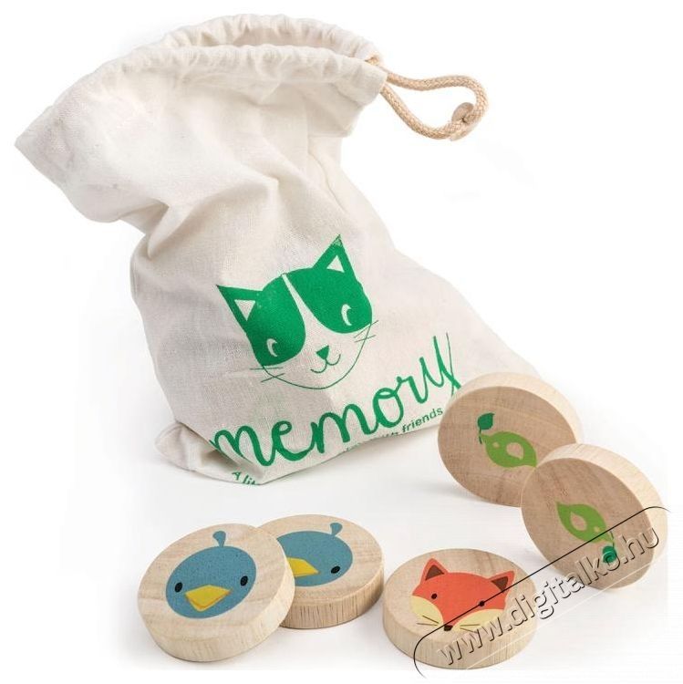 Tender Leaf Toys Okos cica Mem&oacute;ria j&aacute;t&eacute;k f&aacute;b&oacute;l, 21 darab H&aacute;ztart&aacute;s / Otthon / K&uuml;lt&eacute;r - J&aacute;t&eacute;k / Sport - Kreat&iacute;v / k&eacute;szs&eacute;gfejlesztő j&aacute;t&eacute;k - 533809