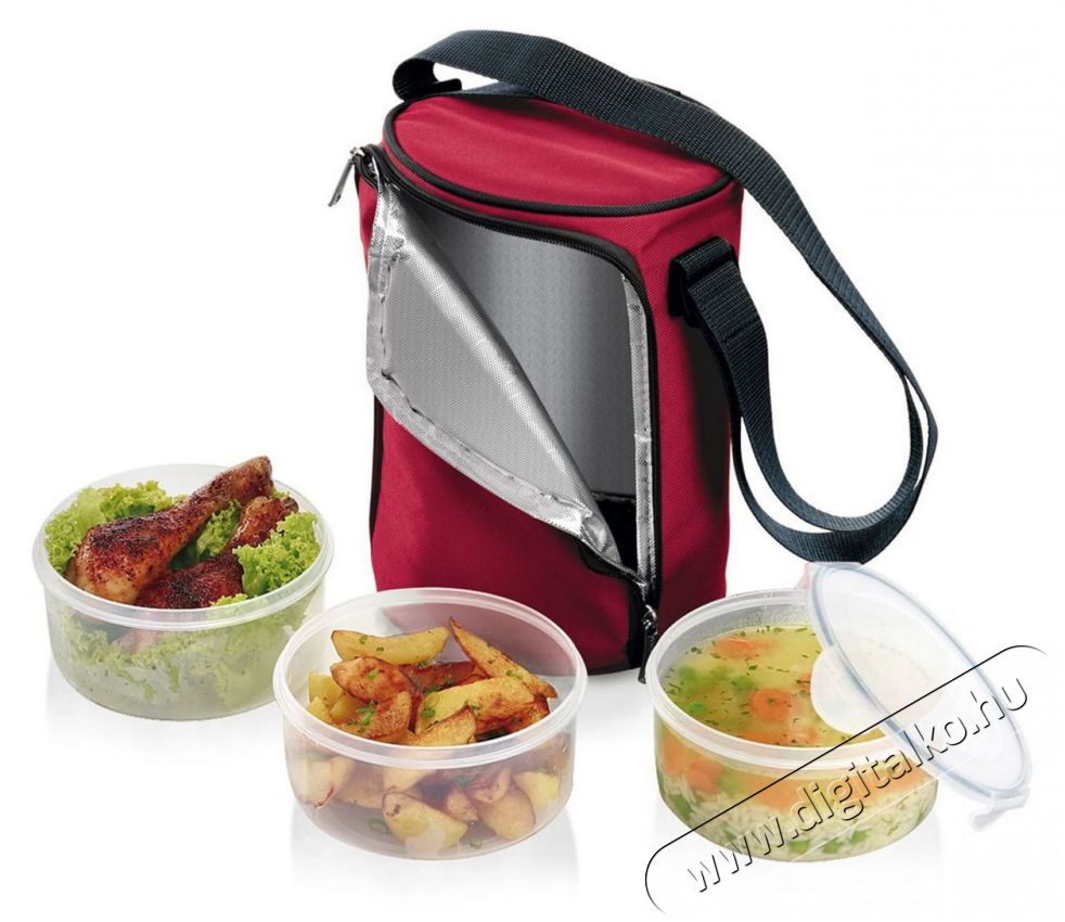 TESCOMA FRESHBOX &eacute;telhord&oacute;, h&aacute;rom dobozzal, 1,5 l, bordeaux 892211.00 Konyhai term&eacute;kek - Ed&eacute;ny - &Eacute;telt&aacute;rol&oacute; - 528120