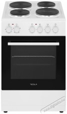 Tesla CS5400SW Szabadon álló tűzhely, fehér Konyhai termékek - Sütő-főzőlap, tűzhely (szabadonálló) - Elektromos tűzhely (szabadonálló) - 399036