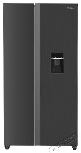 Tesla RB5210FHXE Side by side hűtőszekr&eacute;ny, 529 l, E energiaoszt&aacute;ly, Teljesen fagymentes, inverteres motor, v&iacute;zadagol&oacute;, LED kijelző, Ma 177 cm, Rozsdamentes ac&eacute;l Konyhai term&eacute;kek - Hűtő, fagyaszt&oacute; (be&eacute;p&iacute;thető) - Amerikai t&iacute;pus&uacute; Side By Side hűtő - 535800