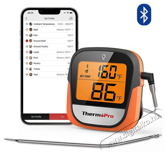 ThermoPro TP901 Konyhai term&eacute;kek - Konyhai eszk&ouml;z - H&uacute;shőm&eacute;rő - 520988
