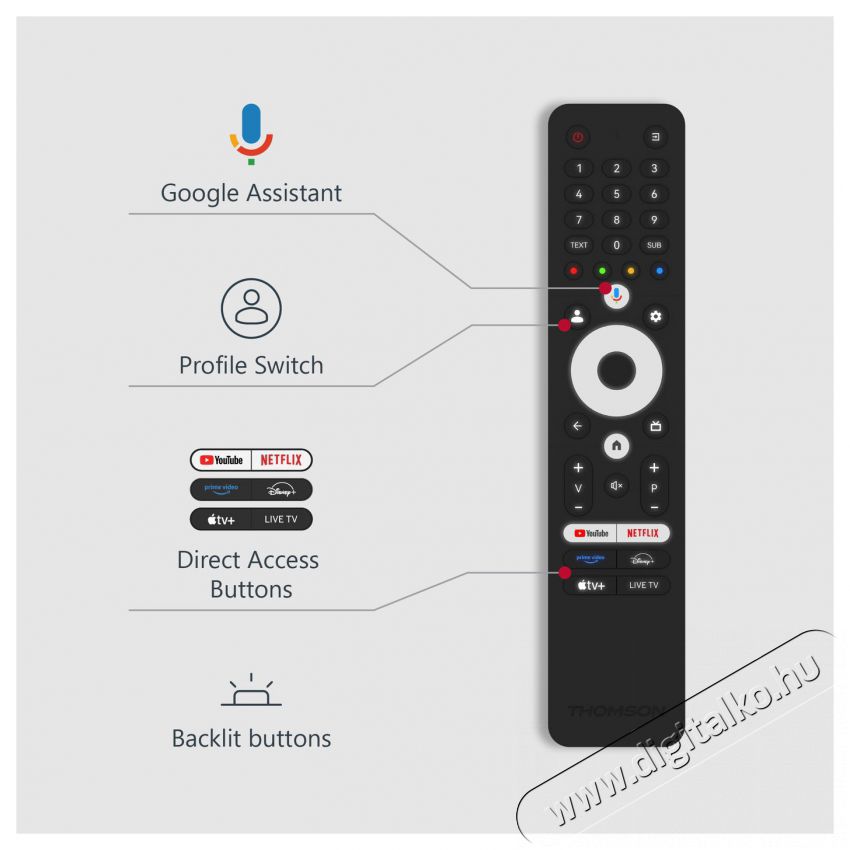 THOMSON 43  43QG7C14 Telev&iacute;zi&oacute;k - LED telev&iacute;zi&oacute; - UHD 4K felbont&aacute;s&uacute; - 506118