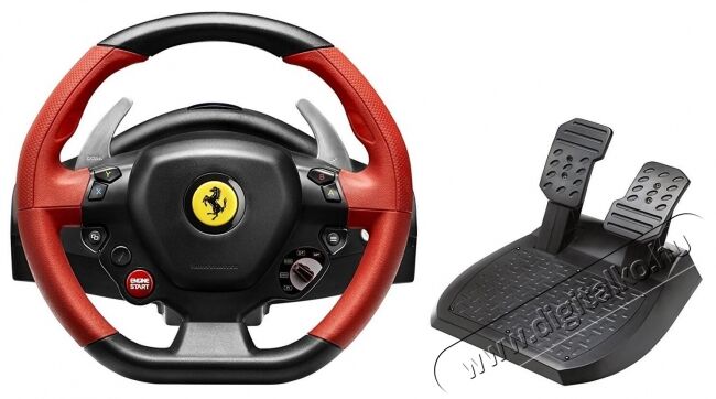 Thrustmaster Ferrari 458 Spider versenykorm&aacute;ny Xbox One ped&aacute;l+korm&aacute;ny (4460105) Iroda &eacute;s sz&aacute;m&iacute;t&aacute;stechnika - J&aacute;t&eacute;k konzol - Kontroller - 325058