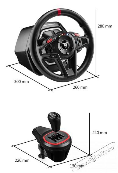 Thrustmaster 4460267 T-128 Shifter Pack Xbox One/Series X/S/PC versenykorm&aacute;ny + Add-On v&aacute;lt&oacute; + ped&aacute;l csomag Iroda &eacute;s sz&aacute;m&iacute;t&aacute;stechnika - Sz&aacute;m&iacute;t&oacute;g&eacute;p tartoz&eacute;k - PC kontroller - 500219