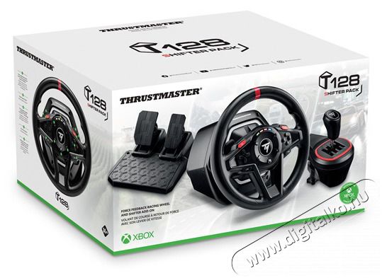 Thrustmaster 4460267 T-128 Shifter Pack Xbox One/Series X/S/PC versenykorm&aacute;ny + Add-On v&aacute;lt&oacute; + ped&aacute;l csomag Iroda &eacute;s sz&aacute;m&iacute;t&aacute;stechnika - Sz&aacute;m&iacute;t&oacute;g&eacute;p tartoz&eacute;k - PC kontroller - 500219