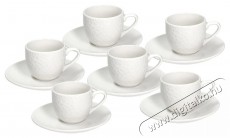 Tognana GOLF k&aacute;v&eacute;scs&eacute;szek&eacute;szlet cs&eacute;szealjakkal, 6 db, 90 ml Konyhai term&eacute;kek - K&aacute;v&eacute;főző / k&aacute;v&eacute;&ouml;rlő / kieg&eacute;sz&iacute;tő - K&aacute;v&eacute;s poh&aacute;r / cs&eacute;sze - 503812