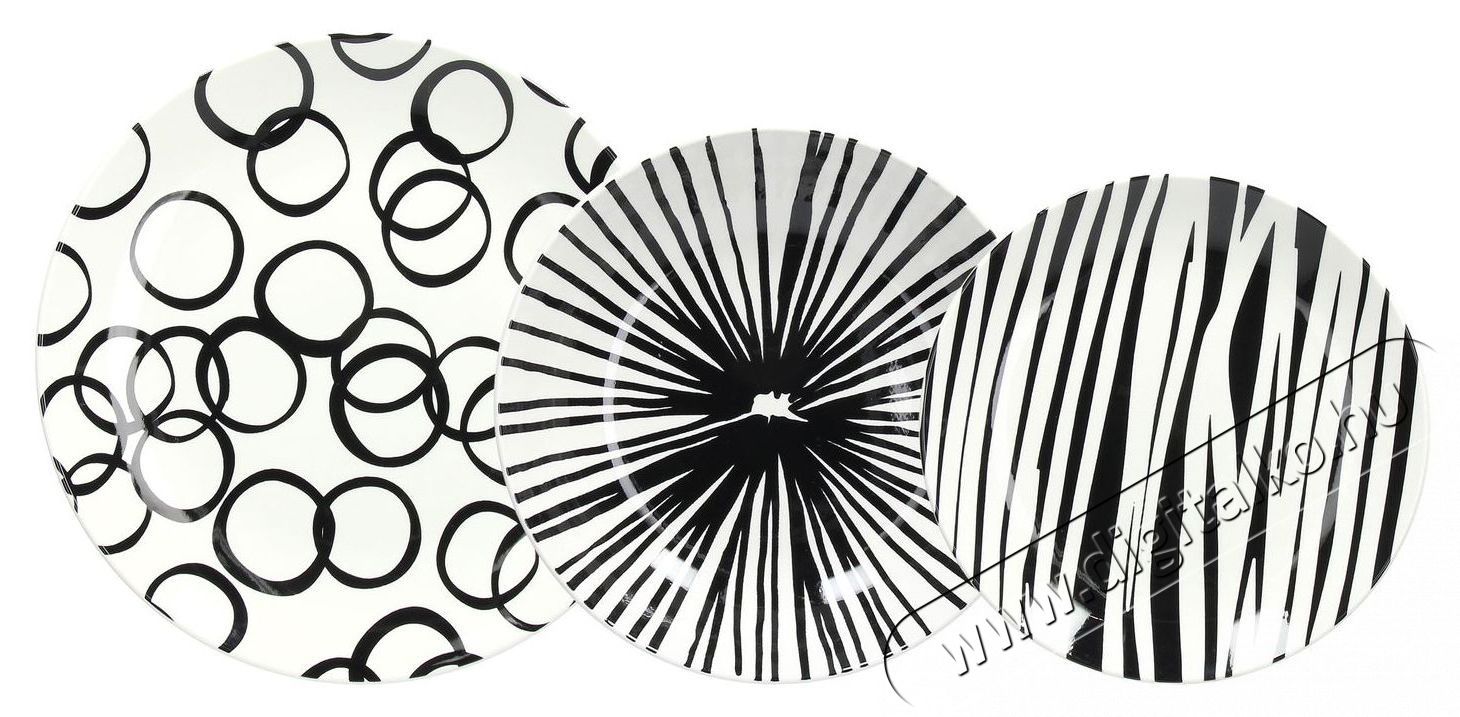 Tognana Andrea Fontebasso OPTICAL BLACK, 18 r&eacute;szes Konyhai term&eacute;kek - &Eacute;tk&eacute;szlet - T&aacute;ny&eacute;r k&eacute;szlet - 528197