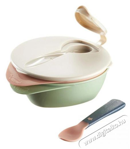 Tommee Tippee Easy Scoop t&aacute;lk&aacute;k fedővel &eacute;s kan&aacute;llal 6m+, 2 db Sz&eacute;ps&eacute;g&aacute;pol&aacute;s / Eg&eacute;szs&eacute;g - Baba mama term&eacute;k - Cumis&uuml;veg / cumi / etet&eacute;s kieg&eacute;sz&iacute;tő - 521019