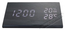 Too DC-300-B fekete digitális óra Háztartás / Otthon / Kültér - Óra - Ébresztőóra - 398586