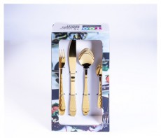 Too KT-479 G Honey arany 16 db-os evőeszk&ouml;z k&eacute;szlet Konyhai term&eacute;kek - &Eacute;tk&eacute;szlet - Evőeszk&ouml;z k&eacute;szlet - 507939