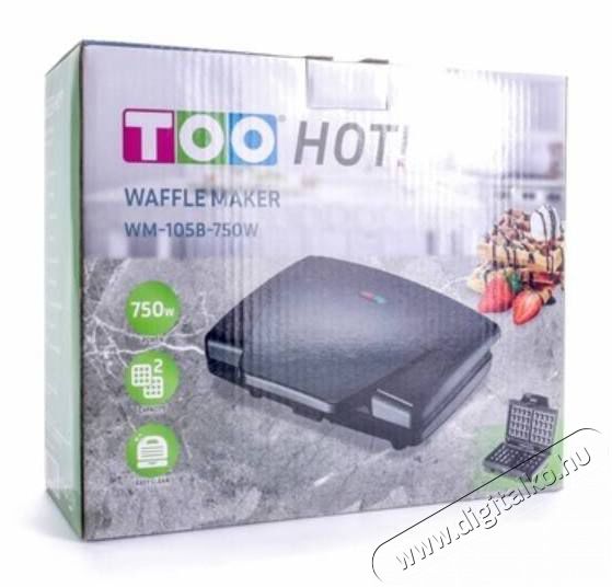 Too WM-105B-750W gofris&uuml;tő - fekete  Konyhai term&eacute;kek - Konyhai kisg&eacute;p (s&uuml;t&eacute;s / főz&eacute;s / hűt&eacute;s / &eacute;telk&eacute;sz&iacute;t&eacute;s) - Melegszendvics / gofri s&uuml;tő - 368478