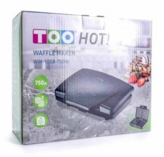 Too WM-105B-750W gofris&uuml;tő - fekete  Konyhai term&eacute;kek - Konyhai kisg&eacute;p (s&uuml;t&eacute;s / főz&eacute;s / hűt&eacute;s / &eacute;telk&eacute;sz&iacute;t&eacute;s) - Melegszendvics / gofri s&uuml;tő - 368478