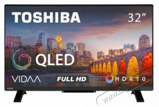 Toshiba 32 32QV2F63DG Full HD Smart QLED TV Televíziók - LED televízió - 1080p Full HD felbontású - 506270