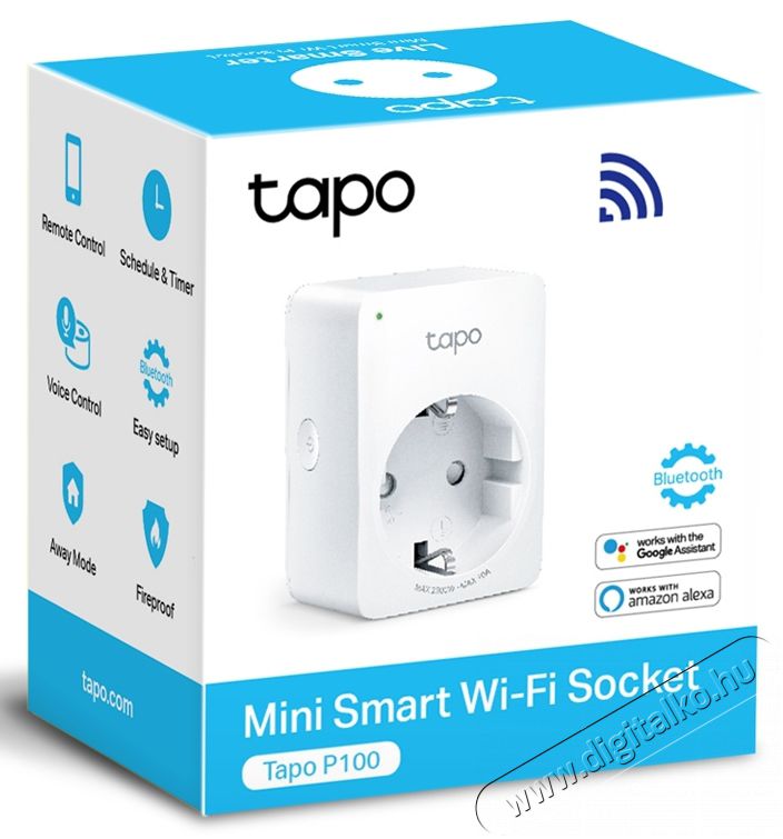 TP-LINK TAPOP1001PACK OKOS WIFI DUGALJ H&aacute;ztart&aacute;s / Otthon / K&uuml;lt&eacute;r - Okos otthon - Okos konnektor - 367013