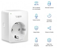 TP-LINK TAPOP1001PACK OKOS WIFI DUGALJ H&aacute;ztart&aacute;s / Otthon / K&uuml;lt&eacute;r - Okos otthon - Okos konnektor - 367013