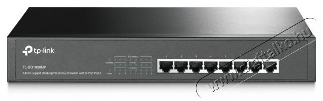TP-LINK TL-SG1008MP 8x GbE LAN Desktop/Rackmount PoE+ switch Iroda &eacute;s sz&aacute;m&iacute;t&aacute;stechnika - H&aacute;l&oacute;zat - Switch - 420646