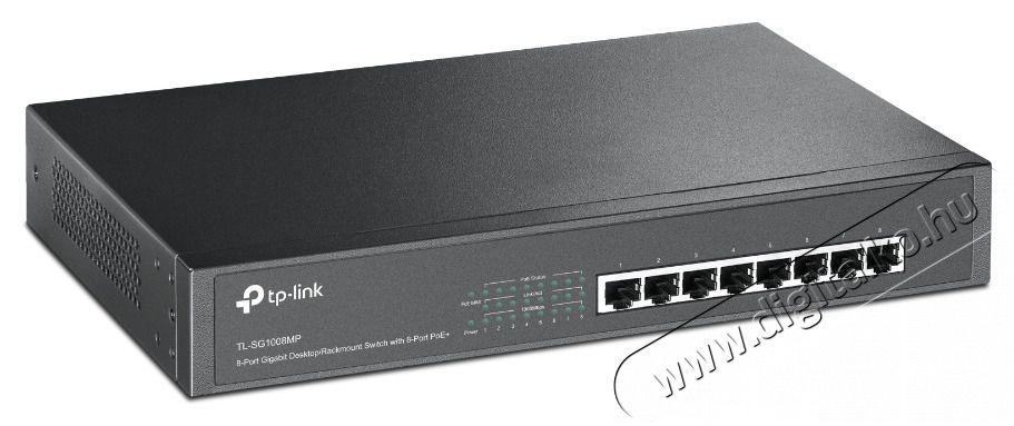 TP-LINK TL-SG1008MP 8x GbE LAN Desktop/Rackmount PoE+ switch Iroda &eacute;s sz&aacute;m&iacute;t&aacute;stechnika - H&aacute;l&oacute;zat - Switch - 420646