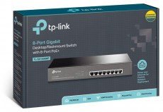 TP-LINK TL-SG1008MP 8x GbE LAN Desktop/Rackmount PoE+ switch Iroda &eacute;s sz&aacute;m&iacute;t&aacute;stechnika - H&aacute;l&oacute;zat - Switch - 420646