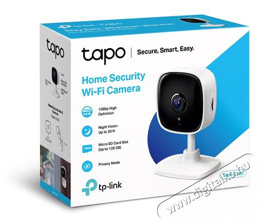 TP-LINK Tapo C100 Otthoni biztons&aacute;gi Wi-Fi kamera H&aacute;ztart&aacute;s / Otthon / K&uuml;lt&eacute;r - Biztons&aacute;gtechnika - Biztons&aacute;gi kamera - 437491
