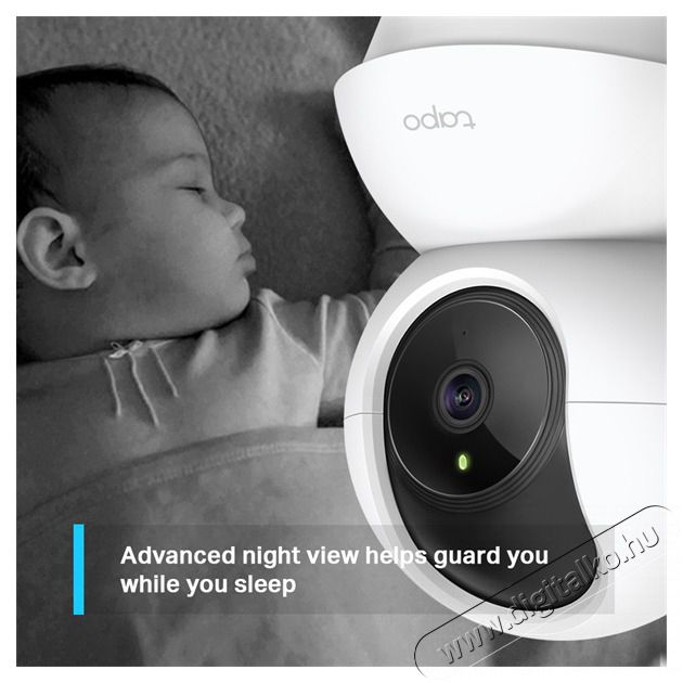 TP-LINK Tapo C210 Otthoni biztons&aacute;gi 3MP Wi-Fi kamera H&aacute;ztart&aacute;s / Otthon / K&uuml;lt&eacute;r - Biztons&aacute;gtechnika - Biztons&aacute;gi kamera - 437489