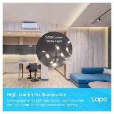 TP-LINK Tapo L930-10 Multicolor Smart Wi-Fi-s 10 m&eacute;teres LED szalag H&aacute;ztart&aacute;s / Otthon / K&uuml;lt&eacute;r - Vil&aacute;g&iacute;t&aacute;s / elektromoss&aacute;g - Led szalag / f&eacute;nyf&uuml;z&eacute;r - 477585