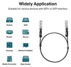 TP-LINK TL-SM5220-1M 1 m&eacute;ter 10G SFP+ Direct Attach K&aacute;bel Iroda &eacute;s sz&aacute;m&iacute;t&aacute;stechnika - H&aacute;l&oacute;zat - H&aacute;l&oacute;zati kieg&eacute;sz&iacute;tő - 477568