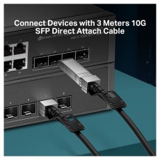 TP-LINK TL-SM5220-3M 3 m&eacute;ter 10G SFP+ Direct Attach K&aacute;bel Iroda &eacute;s sz&aacute;m&iacute;t&aacute;stechnika - H&aacute;l&oacute;zat - H&aacute;l&oacute;zati kieg&eacute;sz&iacute;tő - 478122