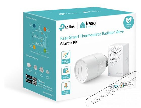 TP-LINK KE100 KIT Kasa okos Wi-Fi Termoszt&aacute;t Radi&aacute;torszelep H&aacute;ztart&aacute;s / Otthon / K&uuml;lt&eacute;r - Okos otthon - Termoszt&aacute;t - 481106
