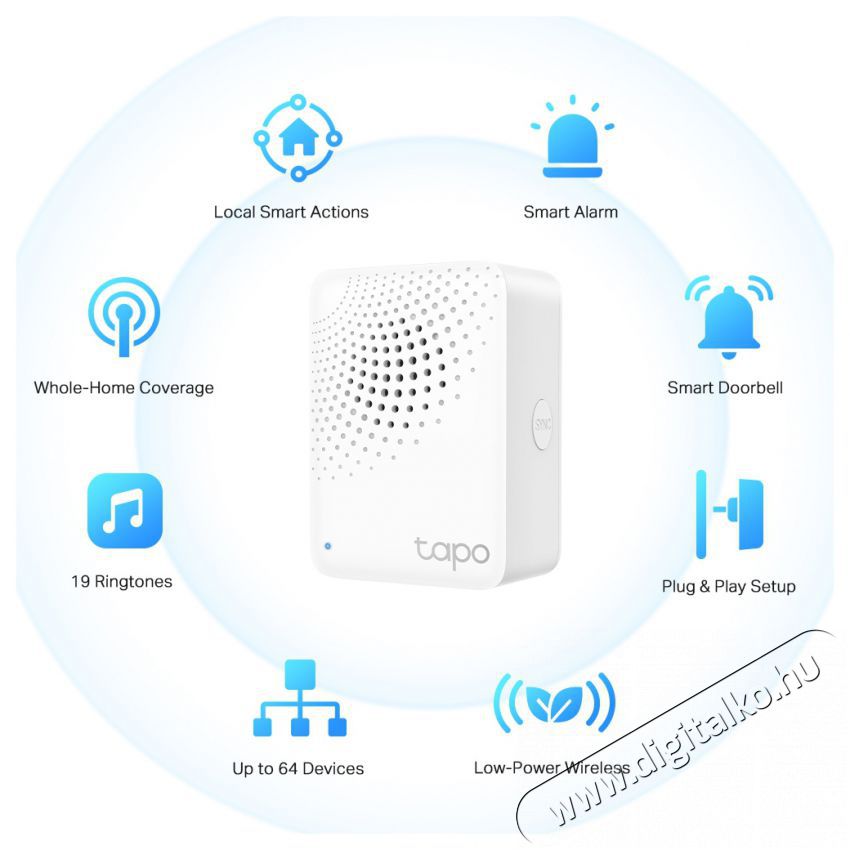 TP-LINK Tapo T30 Smart Sensor Starter Kit H&aacute;ztart&aacute;s / Otthon / K&uuml;lt&eacute;r - Okos otthon - Kieg&eacute;sz&iacute;tő - 508240