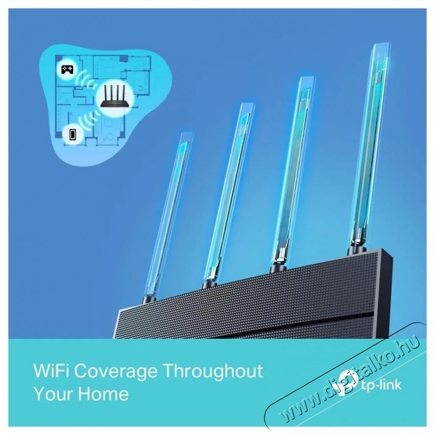 TP-LINK ARCHER AX12 ROUTER Iroda &eacute;s sz&aacute;m&iacute;t&aacute;stechnika - H&aacute;l&oacute;zat - Router - 495998