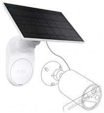 TP-LINK Tapo A201 napelem panel, 2.5W, IP65, 3.8m k&aacute;bel H&aacute;ztart&aacute;s / Otthon / K&uuml;lt&eacute;r - Okos otthon - Kieg&eacute;sz&iacute;tő - 531315