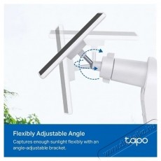 TP-LINK Tapo A201 napelem panel, 2.5W, IP65, 3.8m k&aacute;bel H&aacute;ztart&aacute;s / Otthon / K&uuml;lt&eacute;r - Okos otthon - Kieg&eacute;sz&iacute;tő - 531315