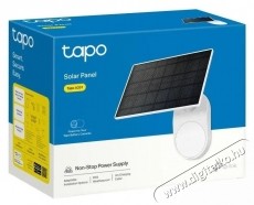 TP-LINK Tapo A201 napelem panel, 2.5W, IP65, 3.8m k&aacute;bel H&aacute;ztart&aacute;s / Otthon / K&uuml;lt&eacute;r - Okos otthon - Kieg&eacute;sz&iacute;tő - 531315
