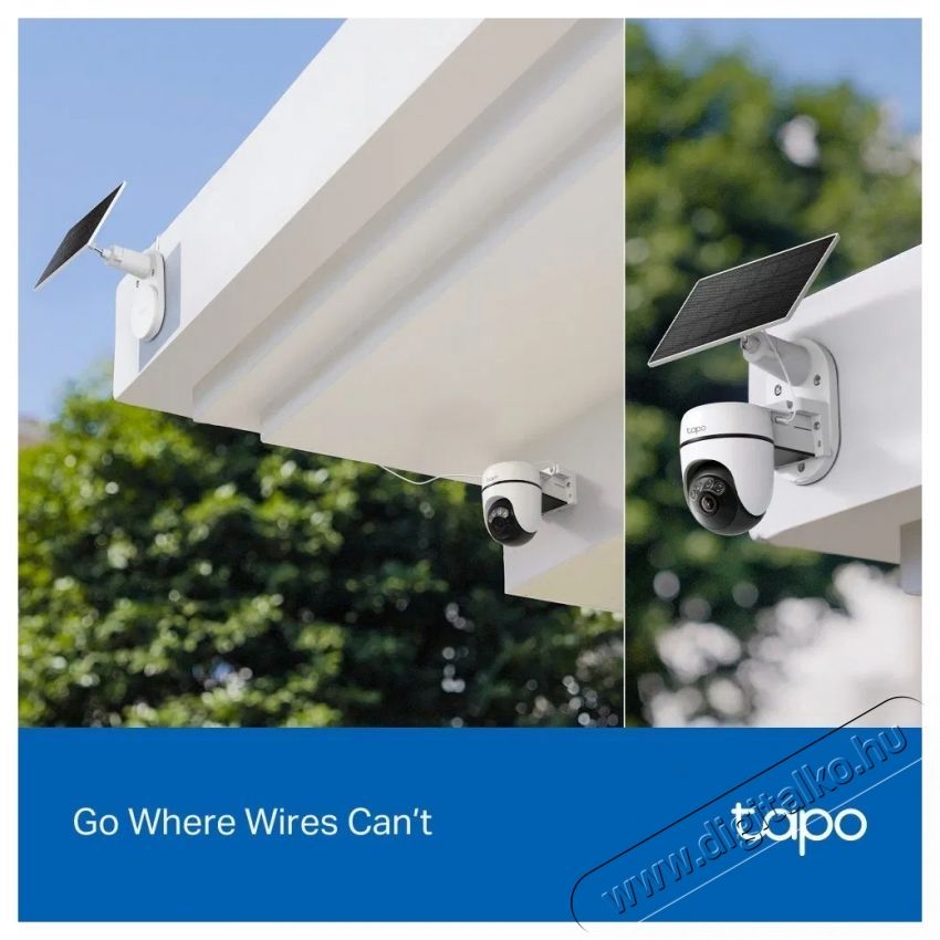 TP-LINK Tapo C630 KIT, 3K 5MP Solar Pan / Tilt Camera Kit H&aacute;ztart&aacute;s / Otthon / K&uuml;lt&eacute;r - Biztons&aacute;gtechnika - Biztons&aacute;gi kamera - 532729