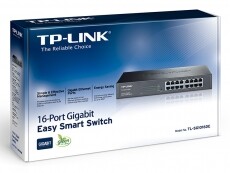 TP-LINK TL-SG1016DE 16port 10/100/1000Mbps LAN SMART menedzselhető asztali Switch Iroda &eacute;s sz&aacute;m&iacute;t&aacute;stechnika - H&aacute;l&oacute;zat - Switch - 313240
